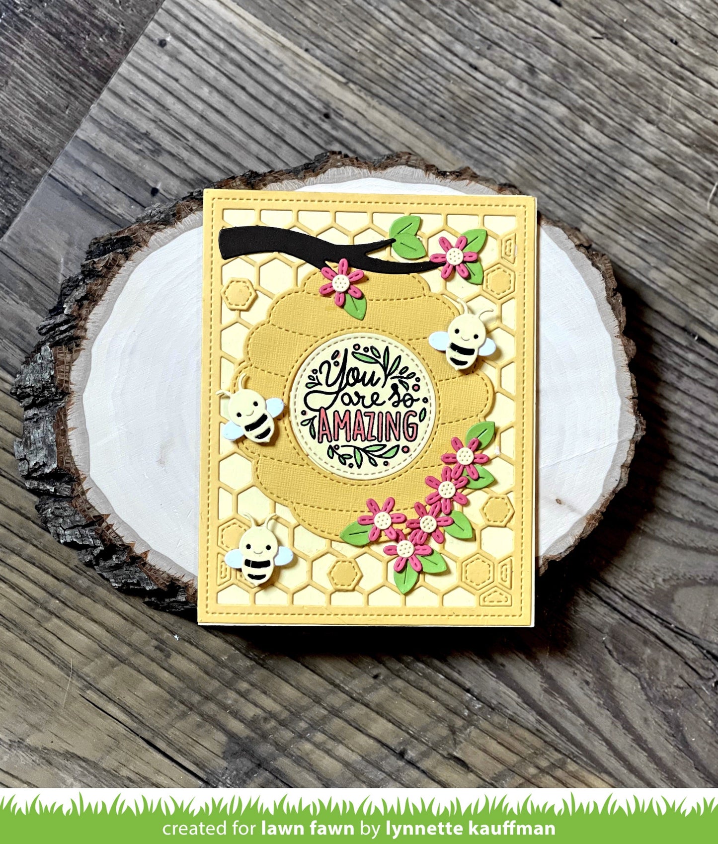 Lawn Fawn - Magic Iris Beehive Add-On