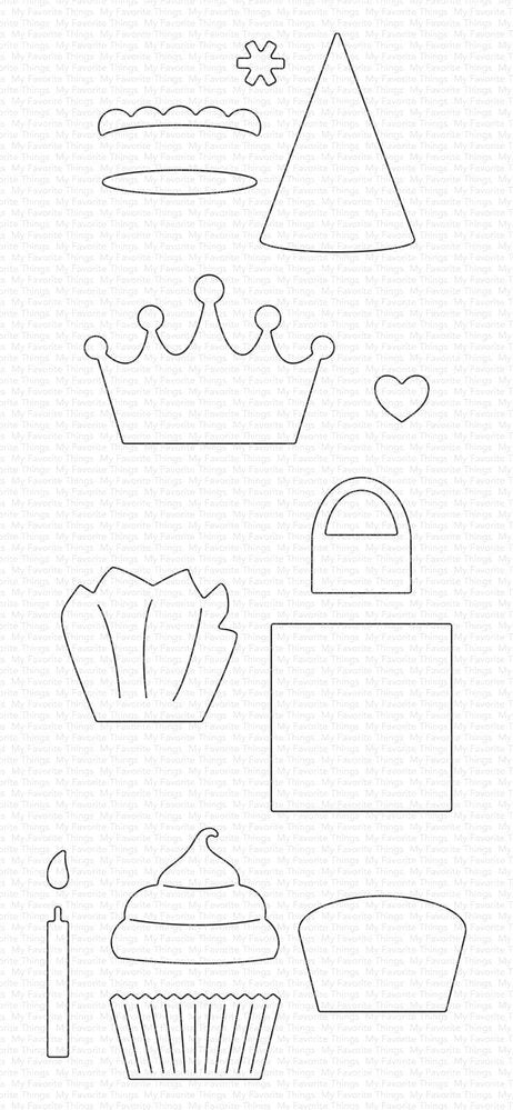 My Favorite Things - Birthday Basics Die-Namics