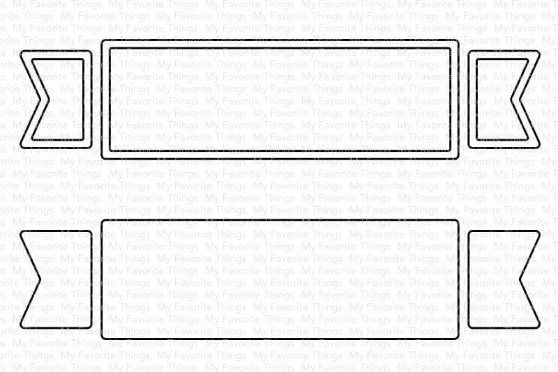 My Favorite Things - Boxed-in Banners Die-Namics