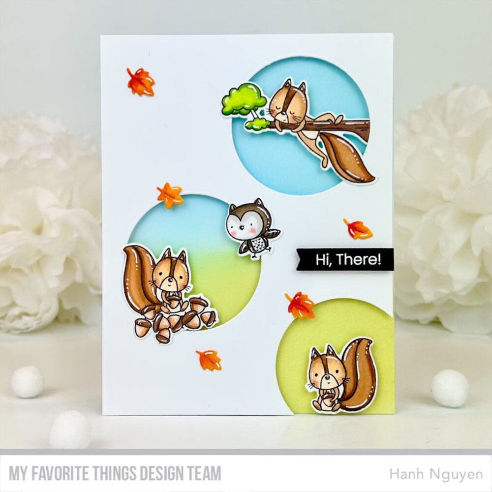 Sunny Studio 2x3 Clear Photopolymer Scaredy Cat Stamps - Sunny Studio Stamps