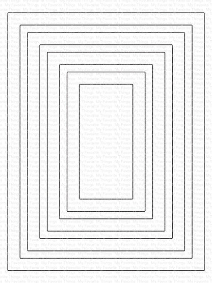 My Favorite Things - Classic Rectangle Frames Die-Namics