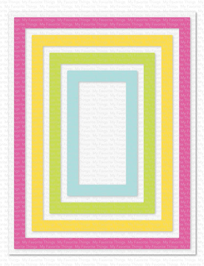My Favorite Things - Classic Rectangle Frames Die-Namics
