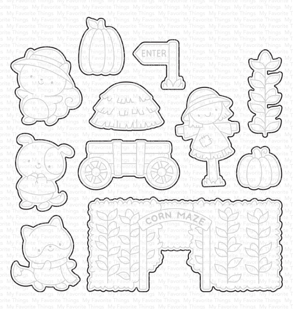 My Favorite Things - JB Corn Maze Cuties Die-Namics