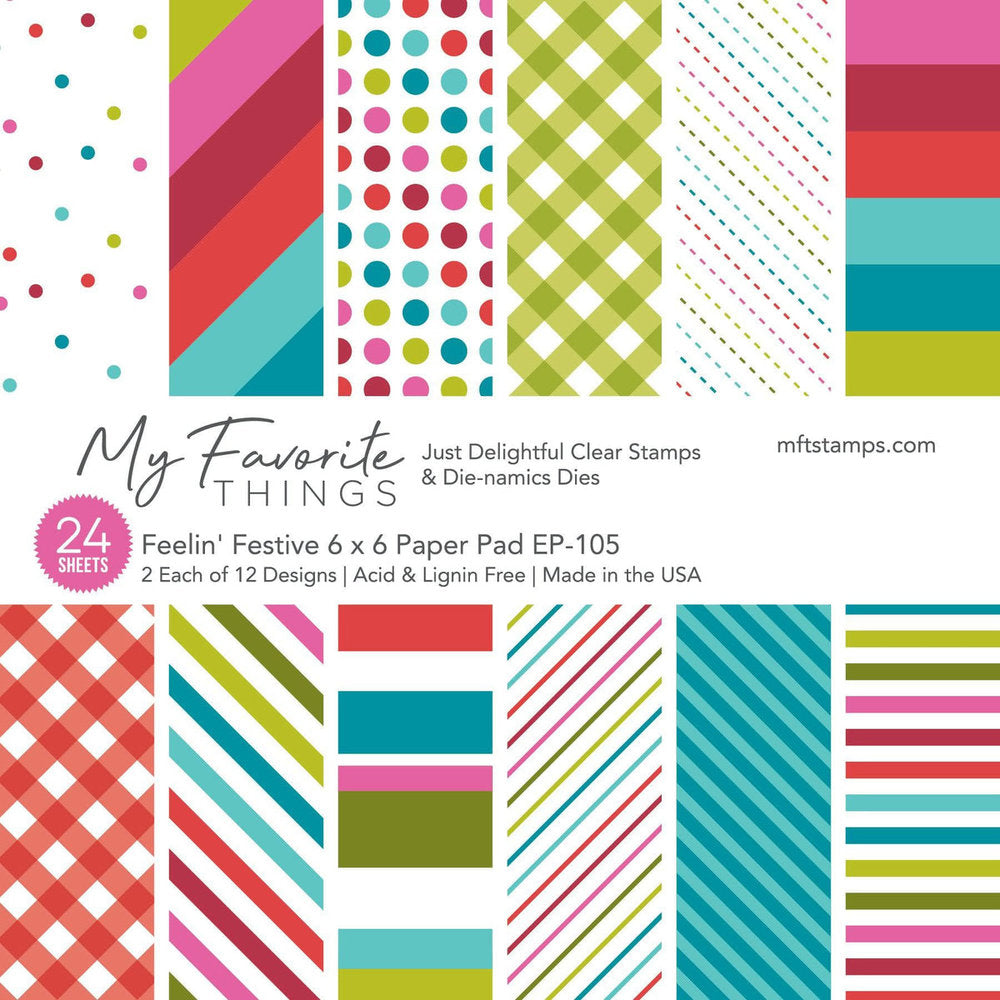 My Favorite Things - Feelin' Festive Paper Pad 6x6"