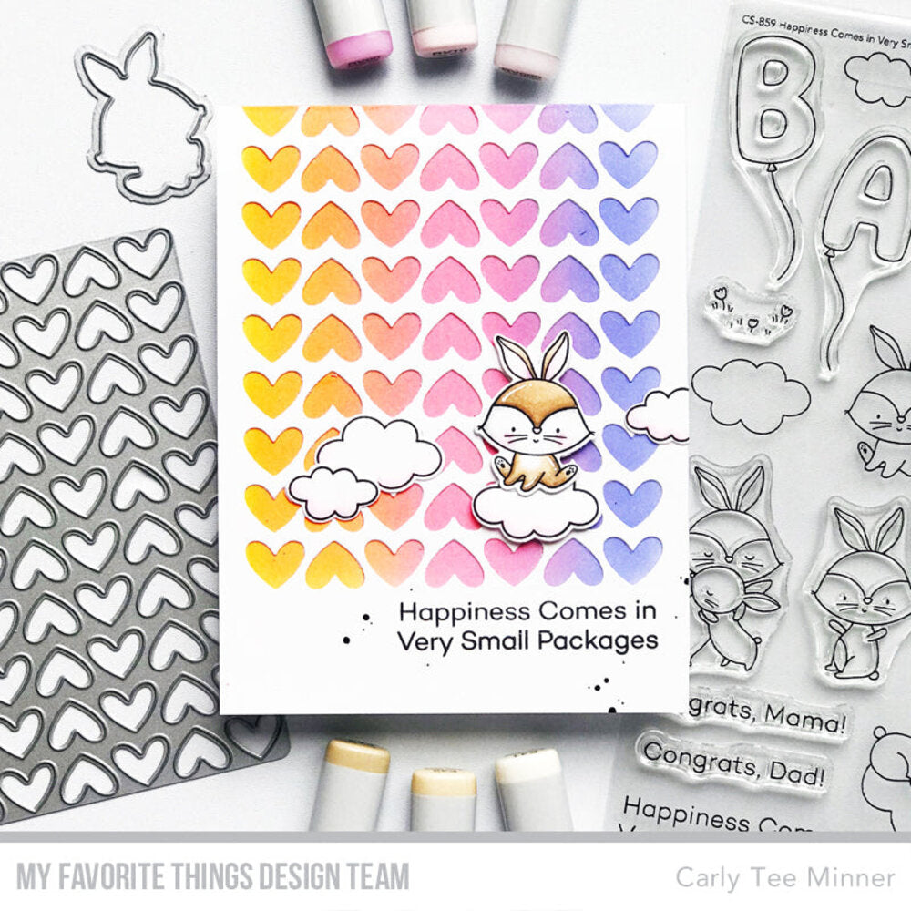 SET DEAL: My Favorite Things - Happiness Comes in Very Small Packages Stamp & Die Duo