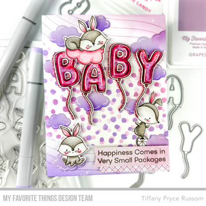 SET DEAL: My Favorite Things - Happiness Comes in Very Small Packages Stamp & Die Duo