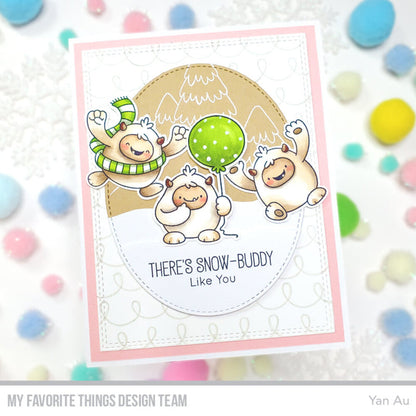 My Favorite Things - In the Loop Background Rubber Stamp
