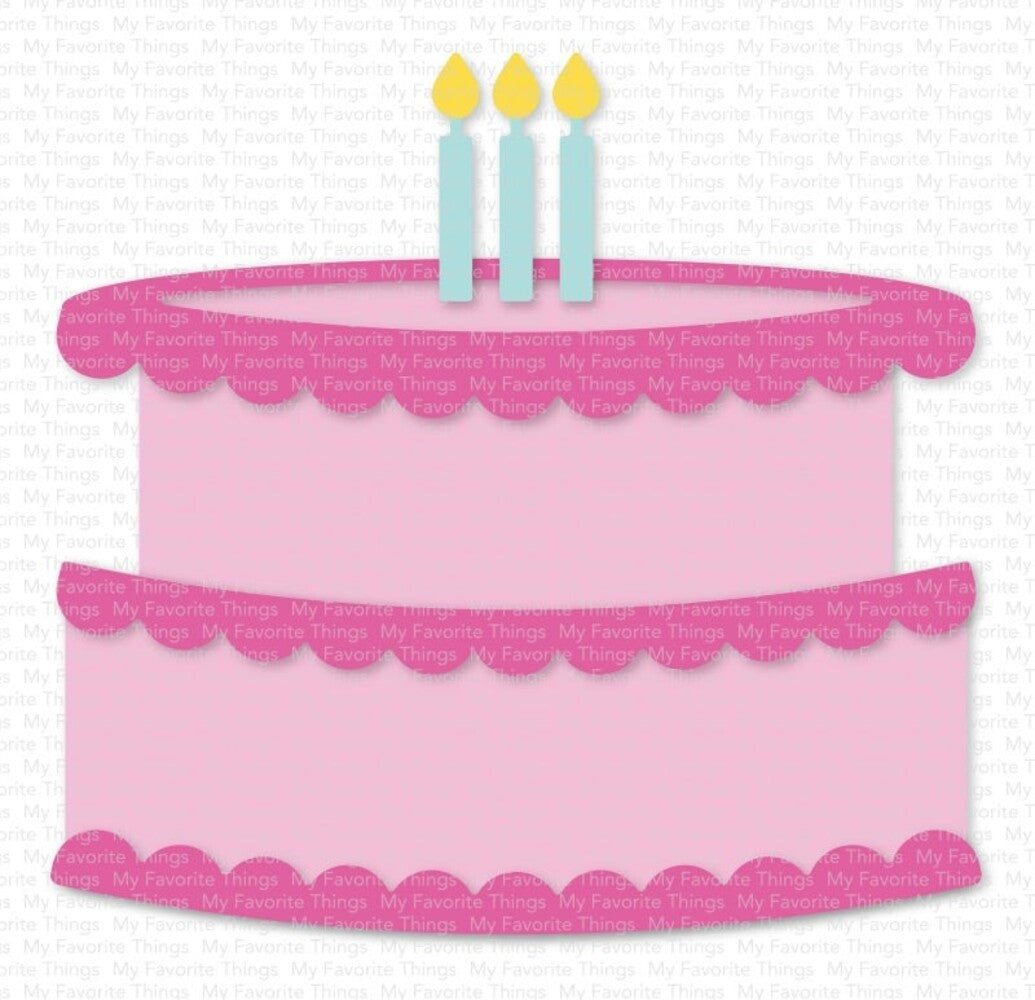 My Favorite Things - Interactive Birthday Cake Die-Namics