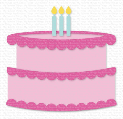 My Favorite Things - Interactive Birthday Cake Die-Namics