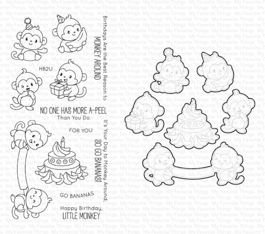 SET DEAL: My Favorite Things - Monkey Around Stamp & Die Duo