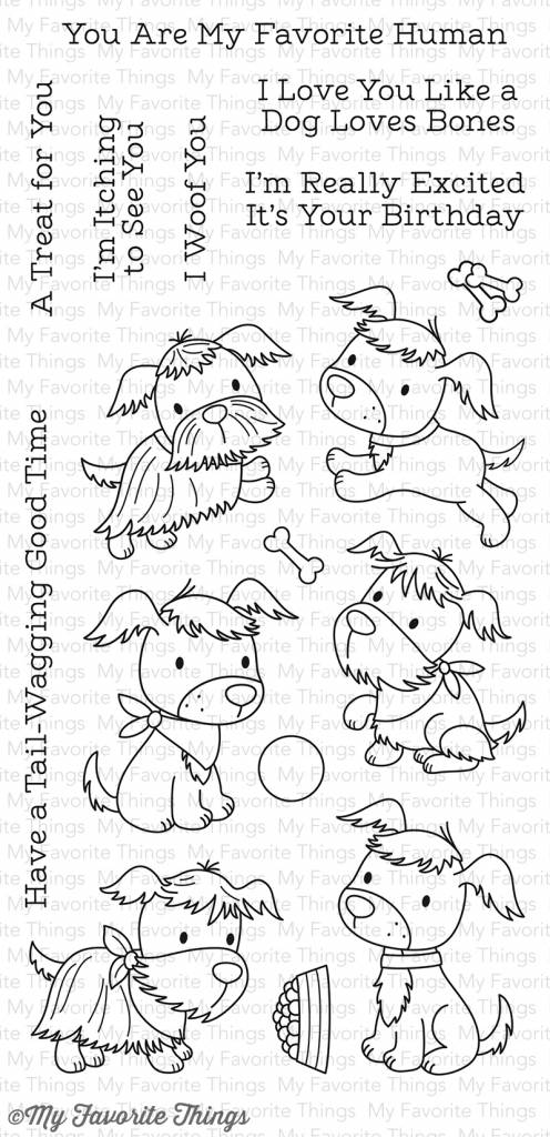 SET DEAL: My Favorite Things - Puppy Pals Clear Stamps