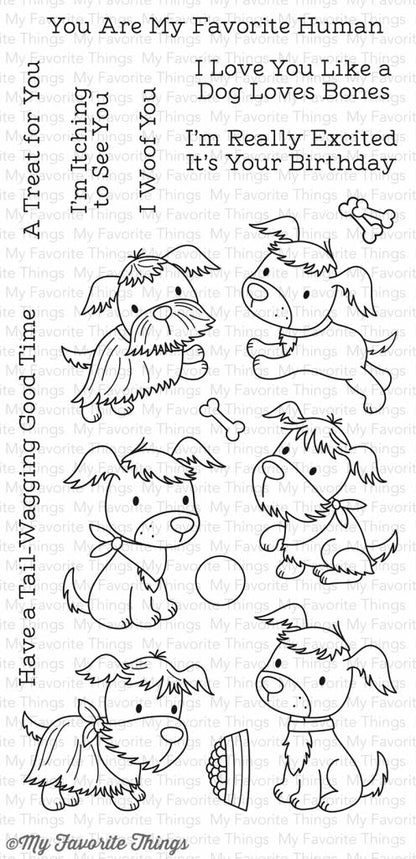 SET DEAL: My Favorite Things - Puppy Pals Clear Stamps