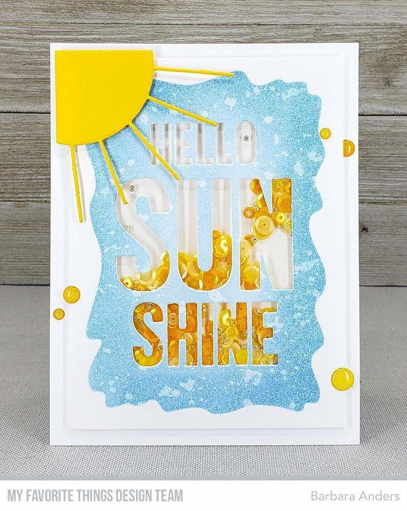 My Favorite Things - Summer Waves Stencil