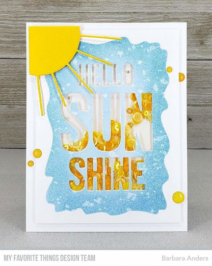 My Favorite Things - Summer Waves Stencil