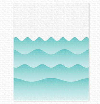 My Favorite Things - Summer Waves Stencil