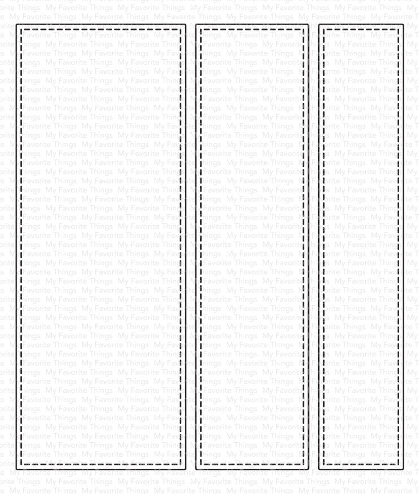 My Favorite Things - Vertical Stitched Strips Die-Namics