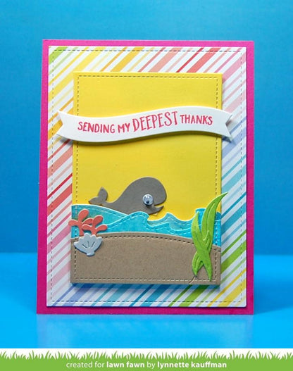 Lawn Fawn - Shadow Box Card Ocean Add-On