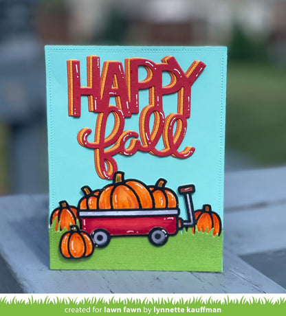 Lawn Fawn - Pumpkin Wagon