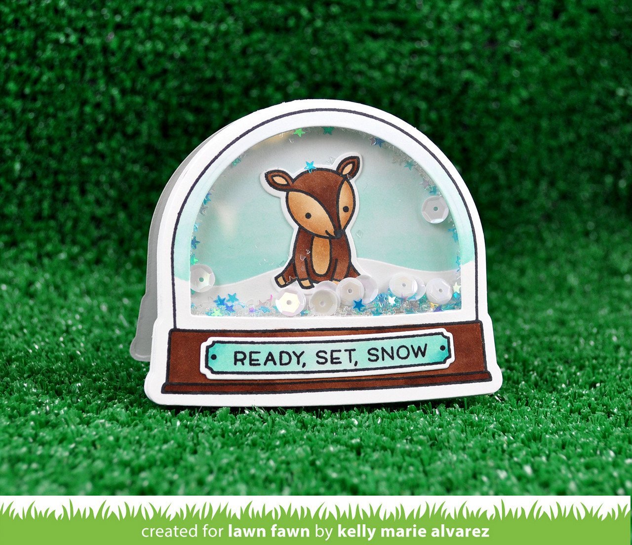 Lawn Fawn - Ready, Set, Snow Shaker Add-On
