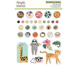 Simple Stories - Into the Wild Decorative Brads