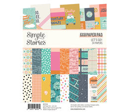 Simple Stories - Let's Go! Paper Pad 6x8"