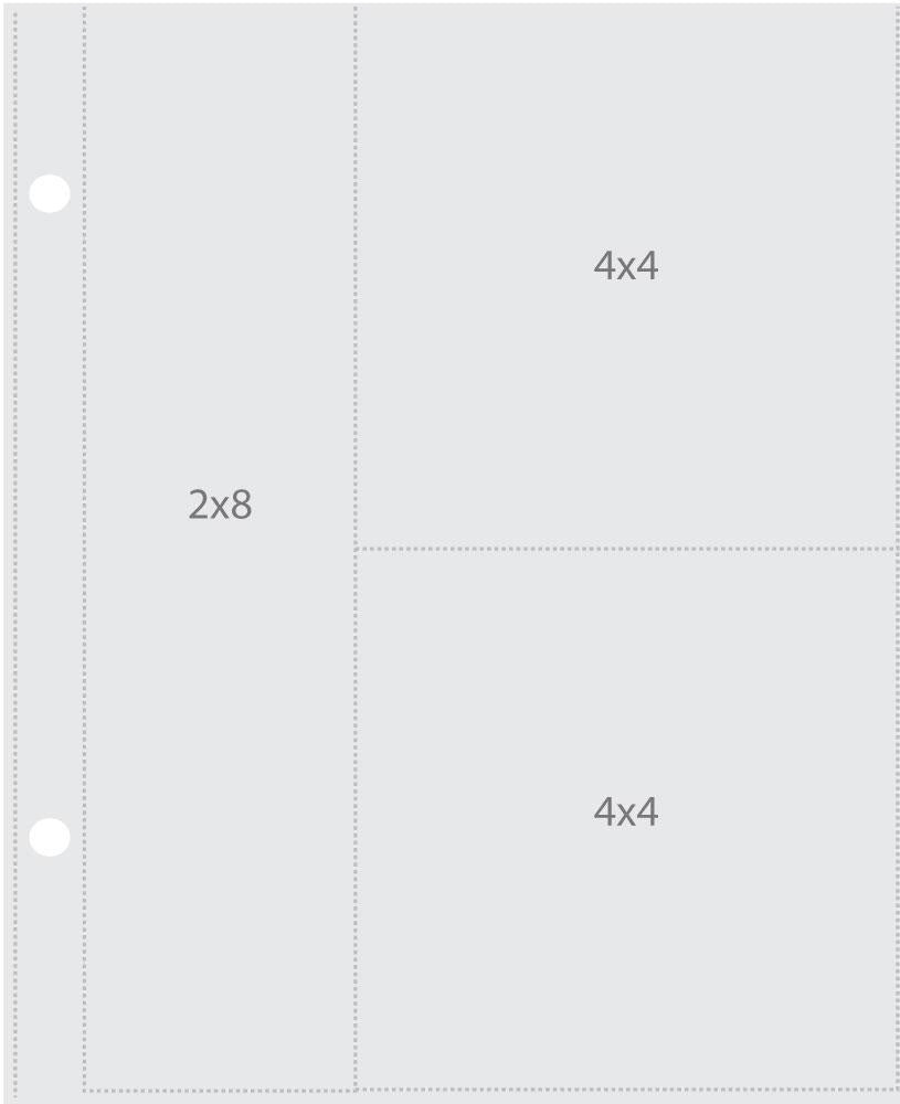 Simple Stories - SN@P! Pocket Page Refills 4x4/2x8 Inch