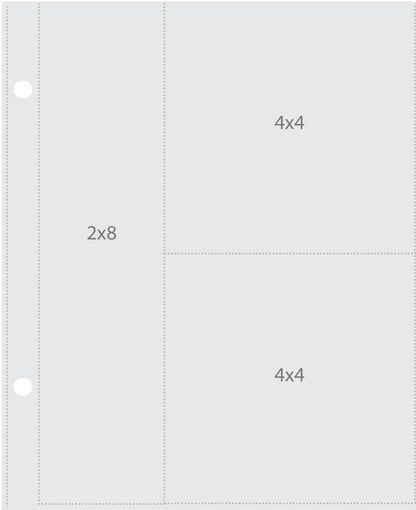 Simple Stories - SN@P! Pocket Page Refills 4x4/2x8 Inch