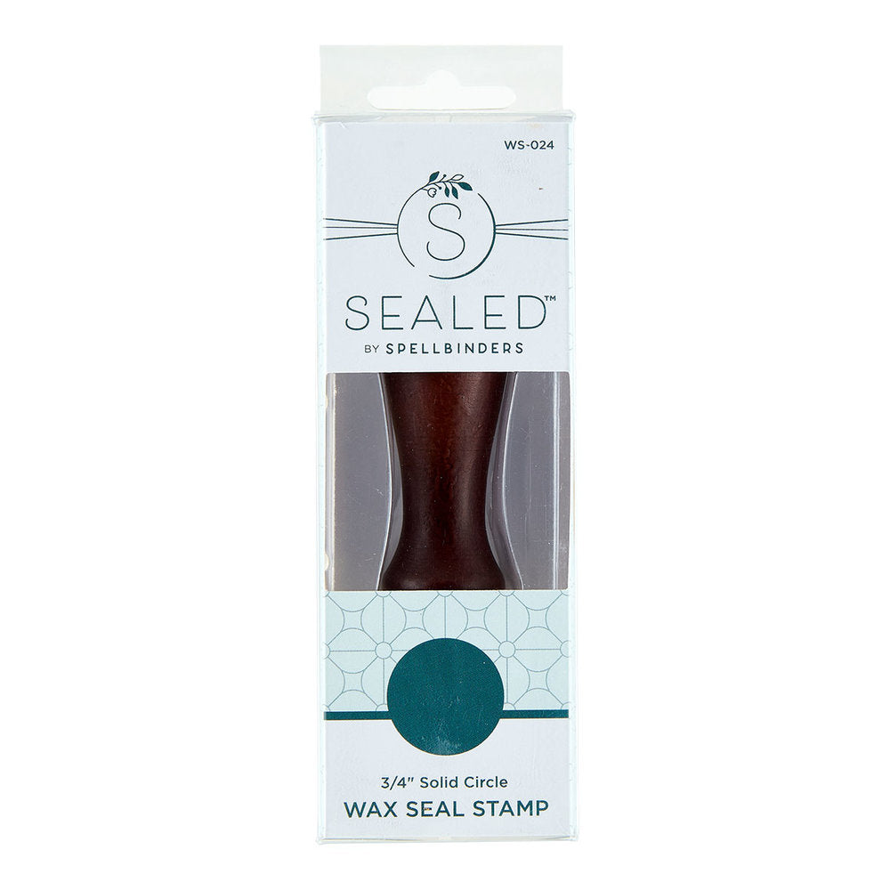 Spellbinders - 3/4 Inch Solid Circle Wax Seal Stamp