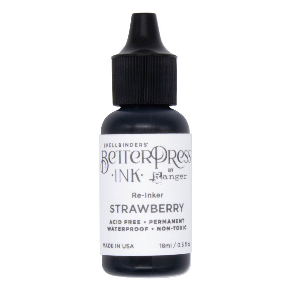 Spellbinders - BetterPress Ink Strawberry Re-Inker