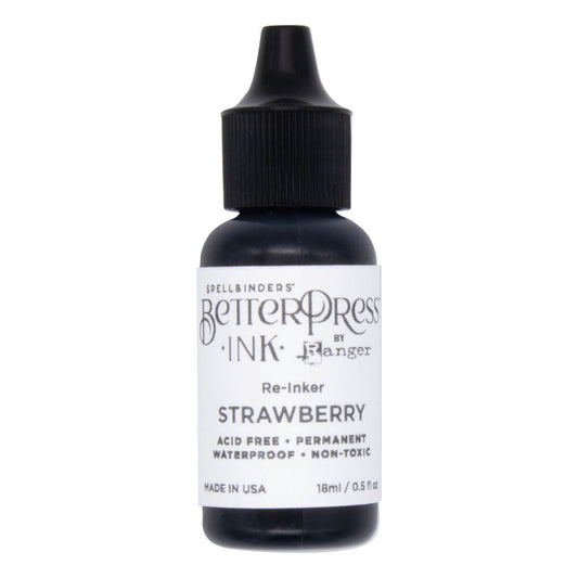 Spellbinders - BetterPress Ink Strawberry Re-Inker