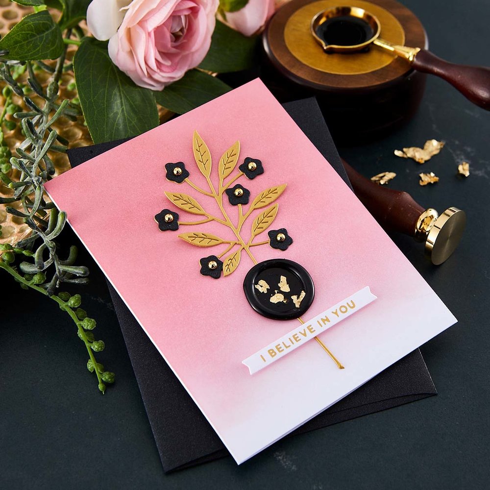 Spellbinders - Black Wax Beads