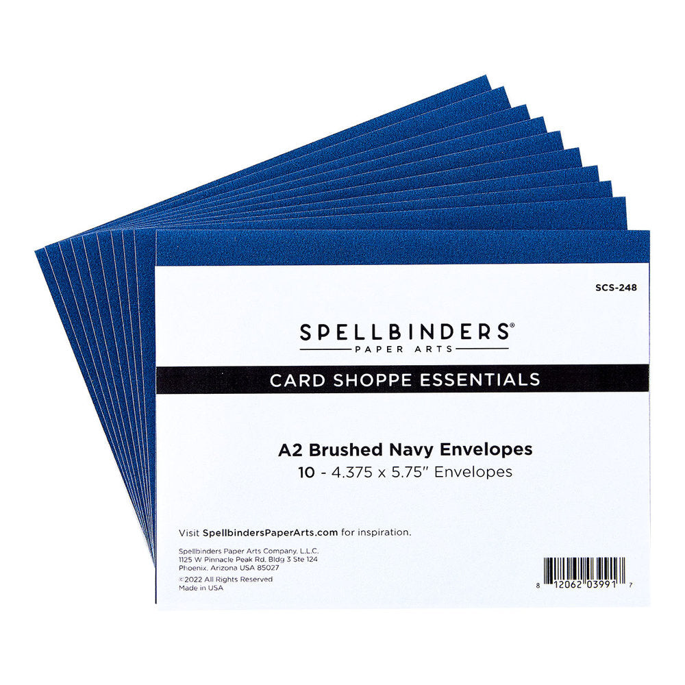 Spellbinders - Brushed Navy Envelopes