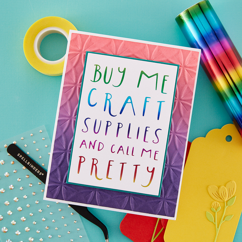 Spellbinders - Buy Me Craft Supplies Glimmer Hot Foil Plate