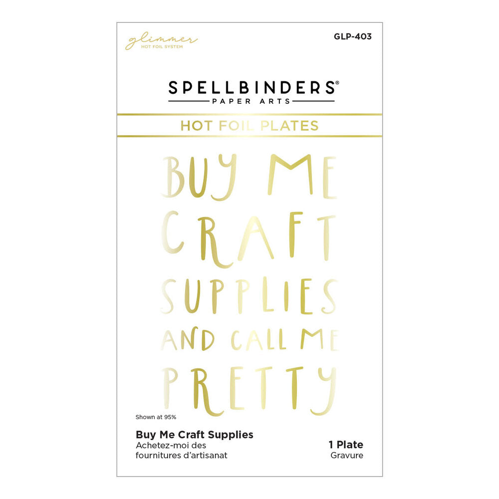 Spellbinders - Buy Me Craft Supplies Glimmer Hot Foil Plate