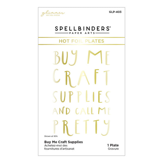 Spellbinders - Buy Me Craft Supplies Glimmer Hot Foil Plate