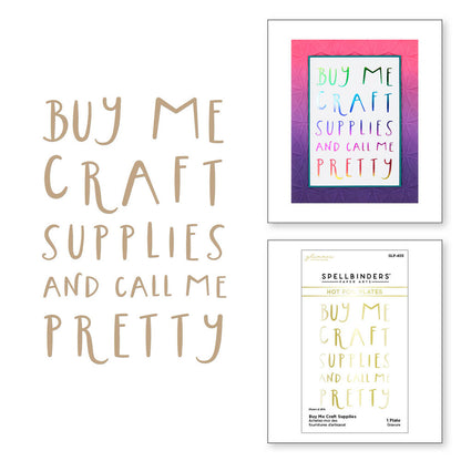 Spellbinders - Buy Me Craft Supplies Glimmer Hot Foil Plate