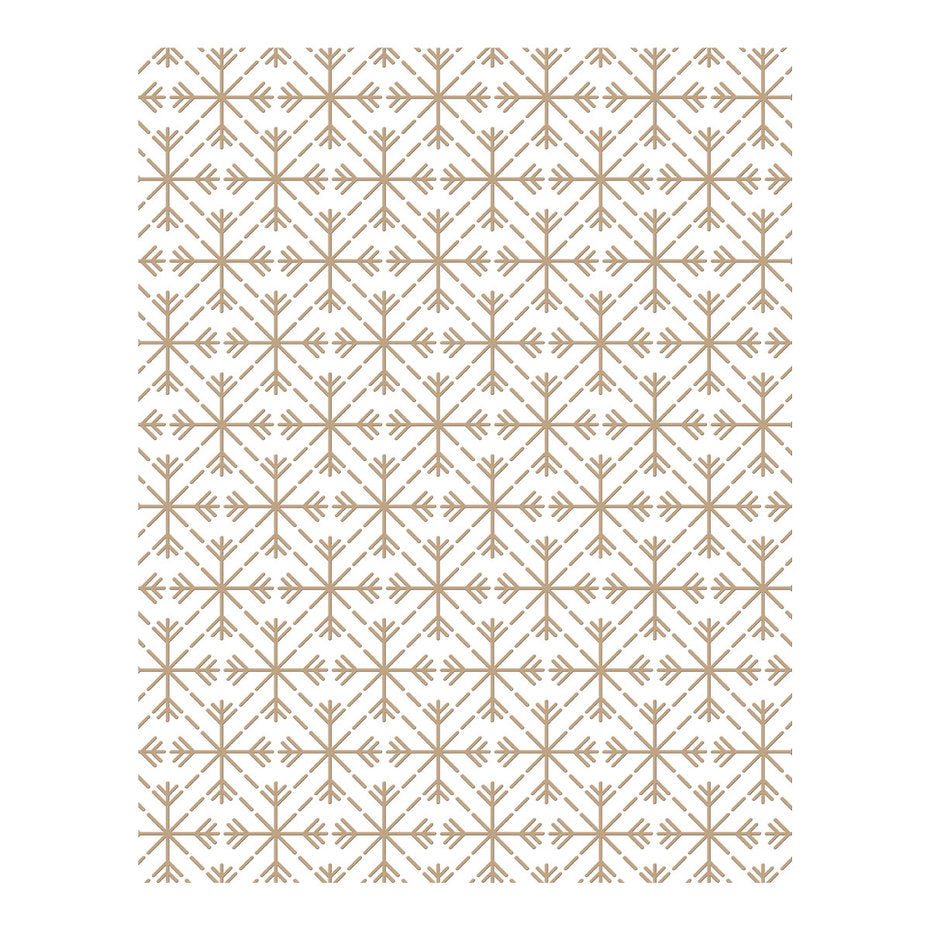 Spellbinders - Geo Snowflakes Glimmer Hot Foil Plate