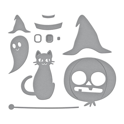 Spellbinders - Gnome Drive Halloween Etched Dies