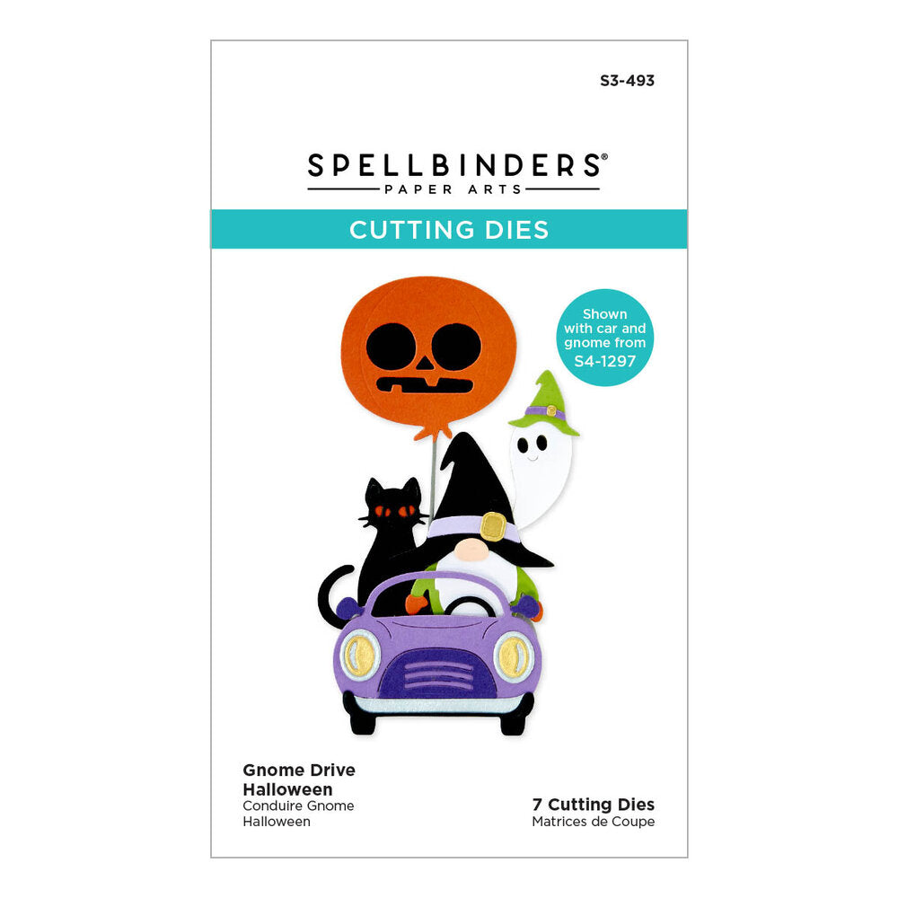 Spellbinders - Gnome Drive Halloween Etched Dies