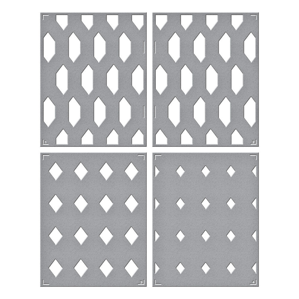 Spellbinders - Layered Geometric Diamond Stencils