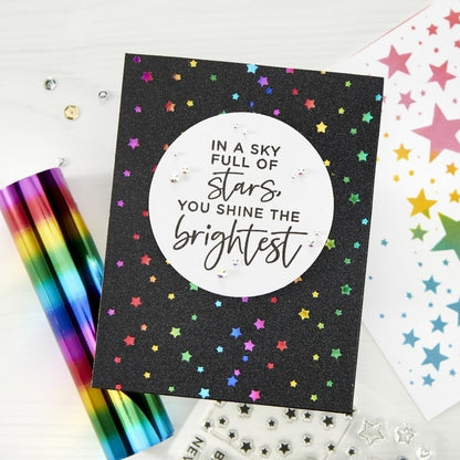 Spellbinders - Glimmer Hot Foil Mini Rainbow Stripe