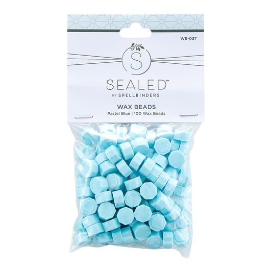 Spellbinders - Pastel Blue Wax Beads