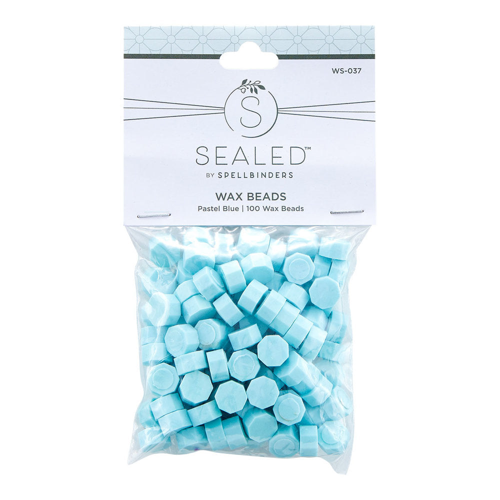Spellbinders - Pastel Blue Wax Beads
