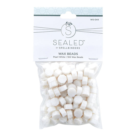 Spellbinders - Pearl White Wax Beads