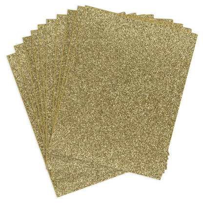 Spellbinders - Pop-Up Die Cutting Glitter Foam Sheets Gold (10pcs)