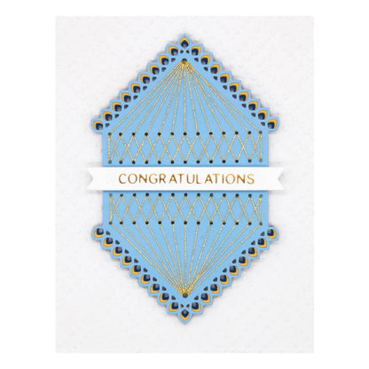 Spellbinders - Stitched Kaleidoscope Hexi-Gem Etched Dies