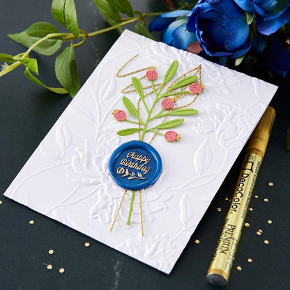 Spellbinders - Sweet Happy Birthday Wax Seal Stamp