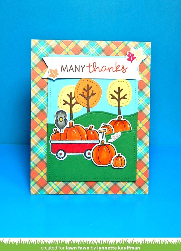 Lawn Fawn - Stitched Tree Borders