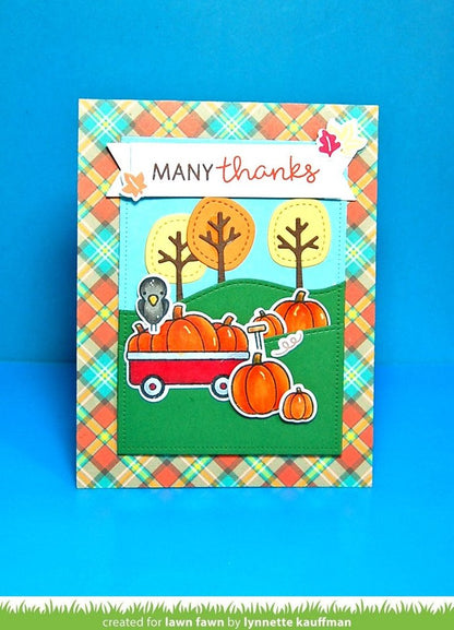 Lawn Fawn - Stitched Tree Borders
