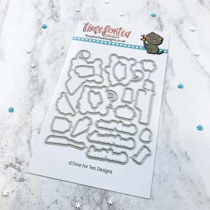 SET DEAL: Time For Tea Designs - Baked With More Love Clear Stamp Set